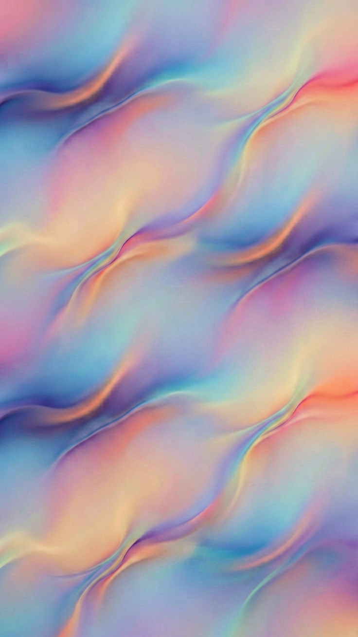 A mesmerizing pattern of smooth, flowing color gradients that blend seamlessly into a dreamy atmospheric haze. Soft transitions evoke calm and ethereal beauty.